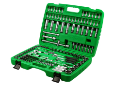 Набори інструментів комбіновані Набір інструментів комбінований 151 пр. 6гр. (1/4"-3/8"-1/2") Toptul