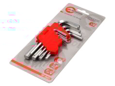 Набір ключів кутових, Torx, Hex Набір ключів кутових Hex Intertool 9 пр. 1.5-10мм