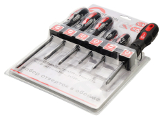 Набори викруток Набір викруток комбінованих INTERTOOL 6 пр. (на планці)