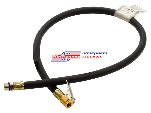 Шланг з наконечником для пістолета накачування коліс 80 см Intertool