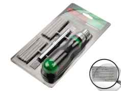 Викрутки Викрутка з насадками TOPTUL реверсивна 50мм (19 в 1)