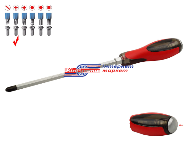 Викрутка силова KING STD PH3 х200мм KS-1418