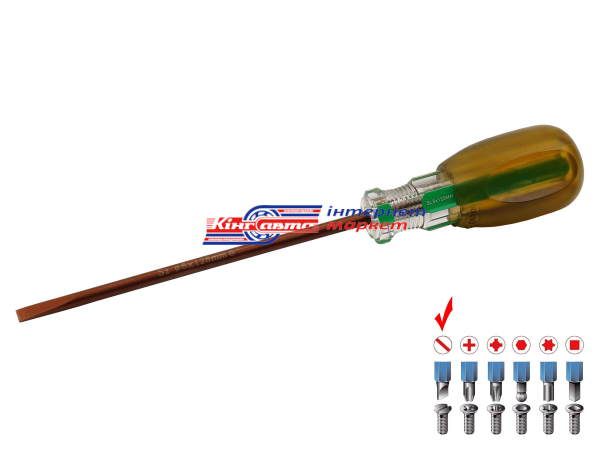 Викрутка KING STD SL5х125мм