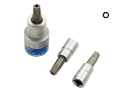 Головки із насадками Головка с битой Torx с отверстием (T..H) KING ROY