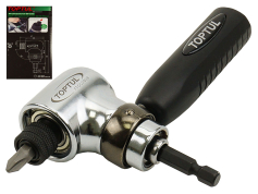 Подовжувачі, перехідники, кардани Перехідник кутовий 90° під шуруповерт TOPTUL