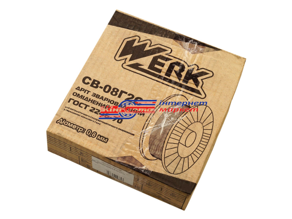 Дрiт зварювальний 0.8 мм 4,5 кг WERK