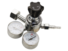 Зварювальне обладнання Редуктор для аргону/вуглекислоти УР-6 (хромований)