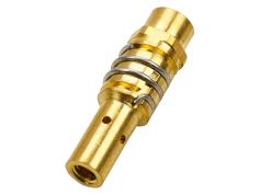 Зварювальне обладнання Тримач сопла (розпилювач газу) для рукава півавтомата MB15 , ліава різьба Rhico