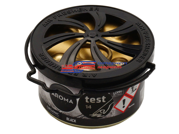 Ароматизатор гелевий AROMA Car Organic 40мл (Black) консерва