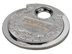 Вимірювальний інструмент Пристосування типу "монета" для перевірки зазору між елетродами свічки TOPTUL