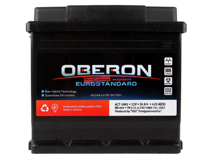 ISTA Oberon EuroStandard 5500802210 50Ah\420A Standart батарея акумуляторна