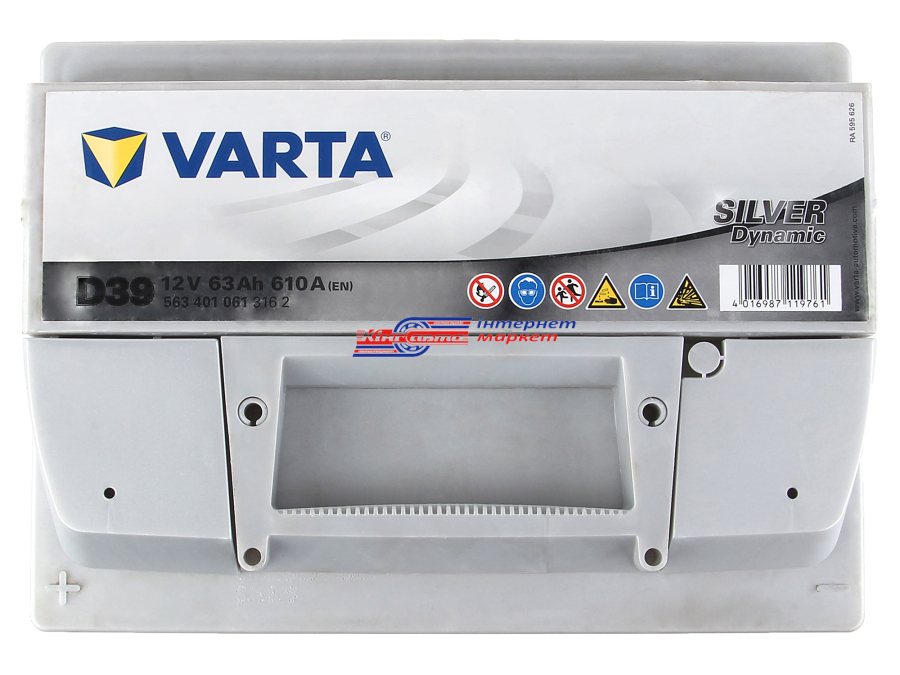 VARTA Silver Dynamic 563401061 63Ah\610A Standart батарея акумуляторна