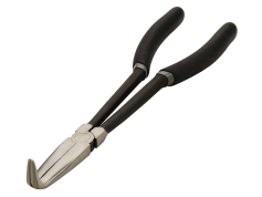 Шарнірно-губцевий інструмент Плоскогубці подовженні KING ROY KREB-114 (L=280 мм) вигнуті 90°