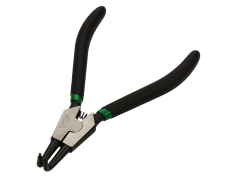 Спецінструмент Кліщі для стопорних кілець зігнуті 7" TOPTUL (на розтискання)