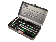 Набори інструментів комбіновані Набір інструментів комбінований 18 пр. 1/4", 12 гр. Toptul