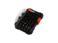 Набори біт Набір насадки викруткові з тримачем STHOR Cr-V, з 6-гран. хвостов.- 1/4", l= 25 мм 41пр.