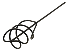 Будівельно-малярний Міксер для штукатурки, цементу, клейових мас, 80х420 мм, 5-10 кг (Україна)