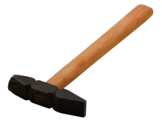 Молотки та сокири Молоток з круглим бойком,400 г,з ручкою.