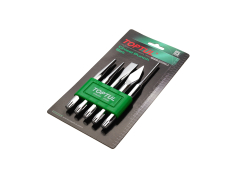 Зубила, виколотки, кернери Набір виколоток і зубил 5 од, Toptul (GAAV0501)