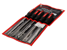 Напилки та надфілі Набір напилків різнопрофільних 5пр., на полотні, Forsage (F-5056)