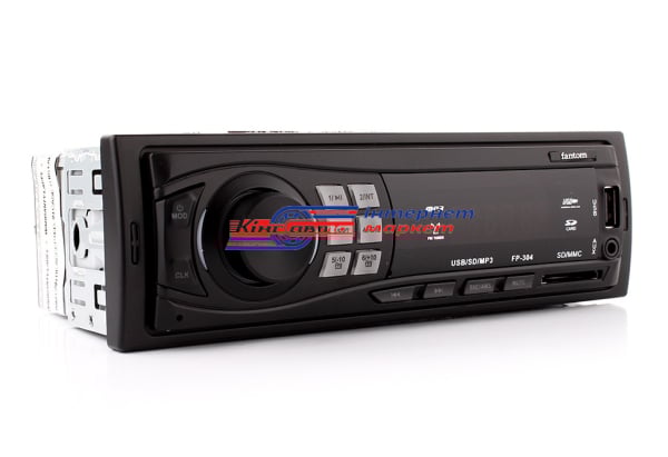 Автомагнітола Fantom FP-304 Black/Blue USB/SD ресивер