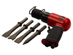Зубила та молотки Молоток з набором зубил 4 шт. в комплекті (4500 уд / хв) AEROPRO