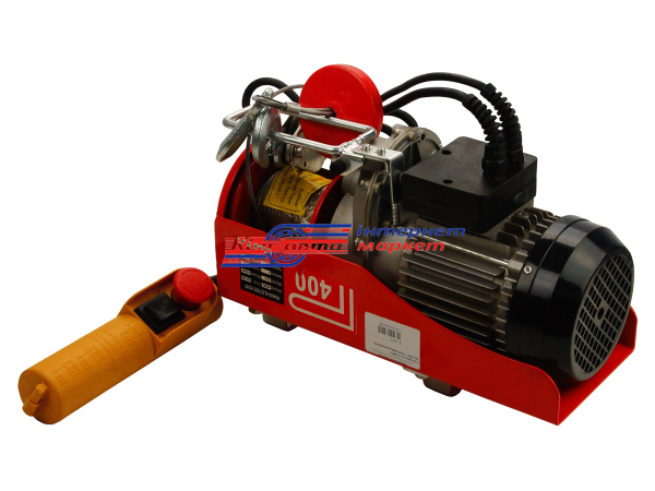 Електроталь PA400A 220/230V,750W,400kg,5m/min,6m,