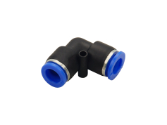 Аксесуари З'єднання цангові для поліуретанових шлангів PU/PR Г-обр., 12мм