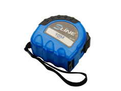 Вимірювальний інструмент Рулетка, прогумований корпус, з фіксатором, 10 м/25 мм