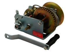 Додаткове гаражне обладнання Лебідка механічна барабанна Intertool металевий трос 10 м/5,0 мм, 1000 кг