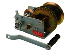 Додаткове гаражне обладнання Лебідка механічна Torin нейлоновий трос 900 кг, трос 10м.