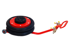 Домкрат пневматичний Домкрат пневматичний 2.8 т (2 рівні) 130-340мм, 6атм з укороченою ручкою