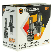 Автолампи Автолампа світлодіодна Cyclone HB3 Type 33 12V (5000K,4800Lm,к-т.)