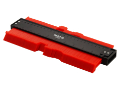 Рихтувальне обладнання Лінійка шаблонна для перенесення складних профілів YATO 260 мм (пластмасова)