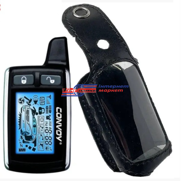 Чохол на пульт сигналізації шкіра Cover MP-200 LCD 2-way "CONVOY"