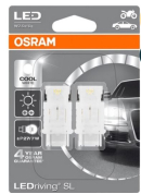 Автолампи Автолампа світлодіодна Osram P27/7W LEDriving SL 6000K 145/30Lm 12V 1.7W 3157DWP-02B (2 шт.)