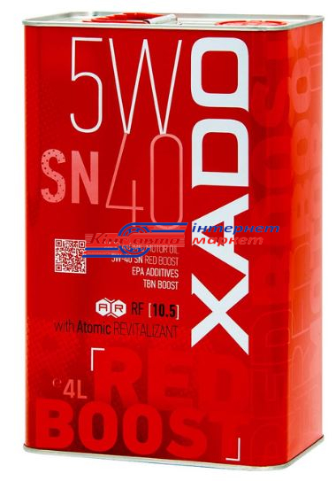 XADO Atomic Oil 5W40 4л C3  RED олива моторна синтетична