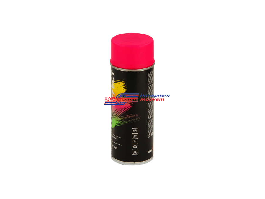 Фарба флуоресцентна емалева Maxi Color MX0020 рожева 400мл