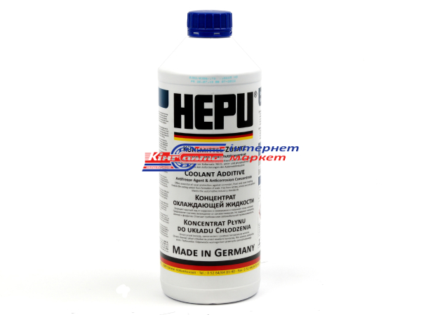 HEPU G11 1,5л рідина охолоджуюча (антифріз, концентрат, синій)