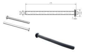 Дріт Трубка проводів КР2 9 мм пряма