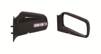 Дзеркала з поворотником Дзеркало зовнішнє KL-090L червоне з поворотником