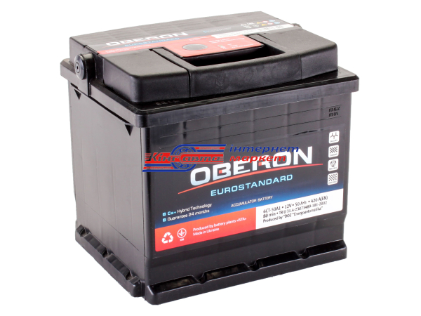 ISTA Oberon EuroStandard 5500802210 50Ah\420A Standart батарея акумуляторна
