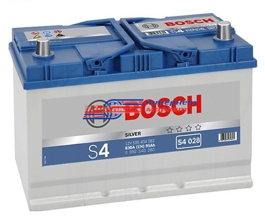 BOSCH S4 0092S40280 95Ah\830A Euro JP батарея акумуляторна