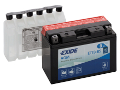 Акумулятори EXIDE AGM ET9B-BS 8Ah\110A Euro батарея акумуляторна