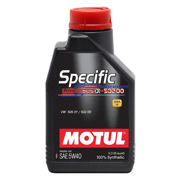 MOTUL Specific 505.01/502.00  5W40 1л олива моторна синтетична
