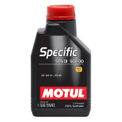 Олива MOTUL Specific 505.01/502.00  5W40 1л олива моторна синтетична