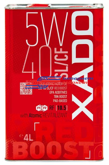 XADO Atomic Oil 5W40 4л SL\CF олива моторна синтетична