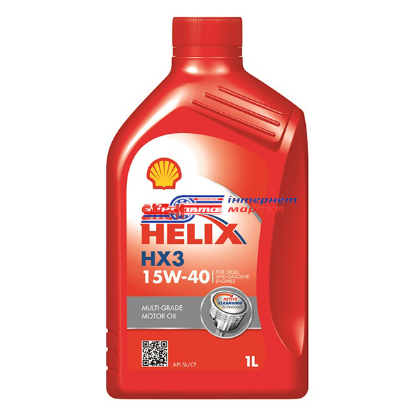 Shell Helix HX3 15W40 1л  олива моторна мінеральна