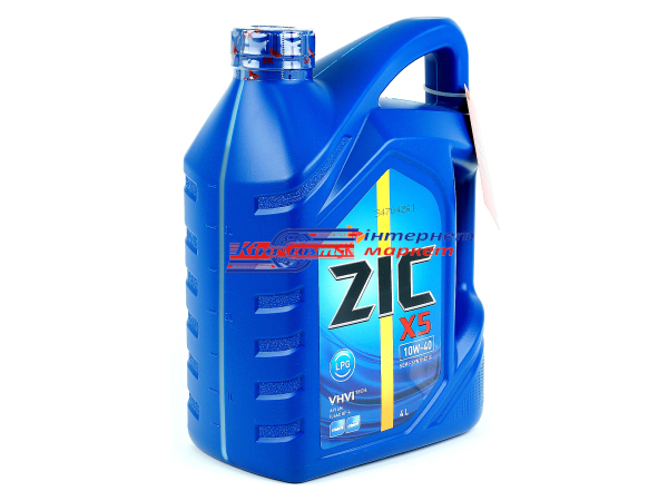 ZIC X5 LPG 10W40 4л олива моторна напівсинтетична