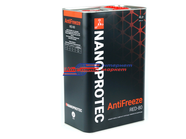 NANOPROTEC AntiFreeze Red G12 4л рідина охолоджуюча (антифріз, концентрат, червоний)